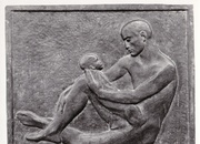 The relief Young Man and Child