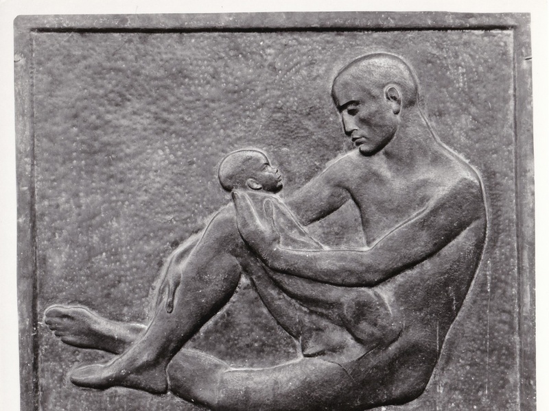 The relief Young Man and Child