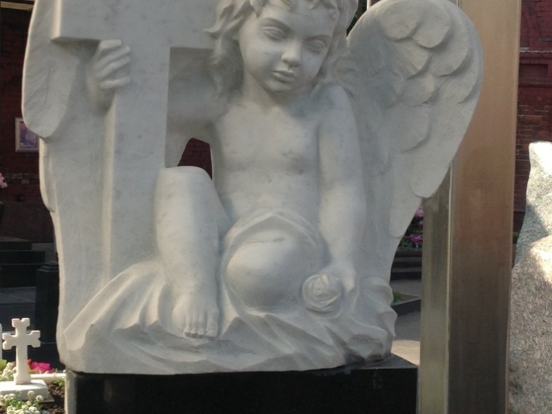 Angel with a cross, Moscow