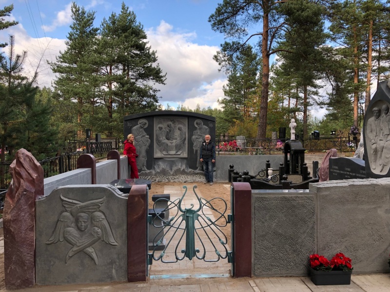Memorial in Sestroretsk City, Russia