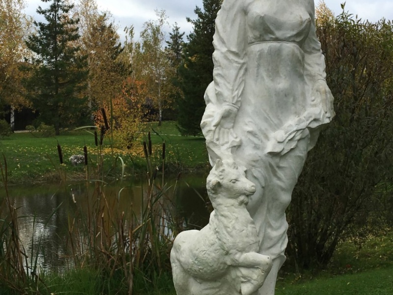 Sculpture Alyonushka